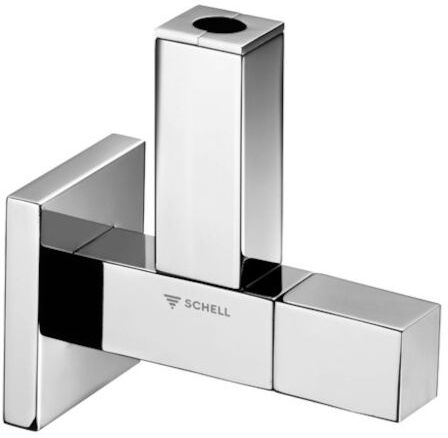 Schell Quad Design Eckventil 053620699 1/2", verchromt, massiver Betätigungsgriff
