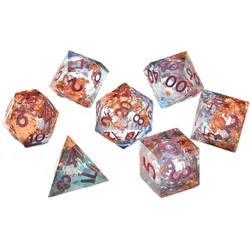 Glass Staff Seraphic Reverie Liquid Core RPG Dice Set