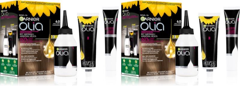 Garnier Olia Big Kit set shade 6.0 Light Brown