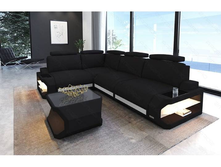 Stoff Ecksofa Siena L-Form