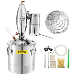 VEVOR Alkohol Destillierer Distillieranlagen 30 L Schnapsbrennen Distiller