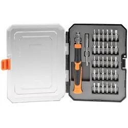 ChiliTec Präzisions-Schraubendreher Bit-Set 30 Bits, Schraubendreher-Griff, Verlänge