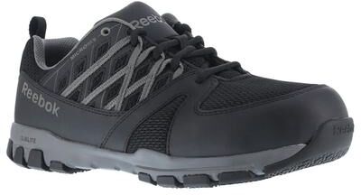 Reebok Work Sublite Work - Mens 9 Black Oxford Shoes W