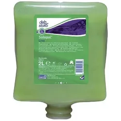 SCJohnson, Handseife, Håndrens Solopol Lime med parfume til Cleanse Heavy 2000 dispensere 2 ltr Grøn,4 fl x 2 ltr/krt (Flüssigseife, 2000 ml)