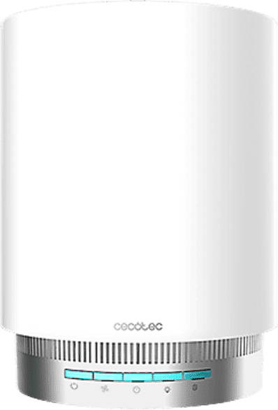 Purificador de aire - Cecotec TotalPure 1600 Style Pro Expert, 130 CADR, 4 etapas filtrado, Sensor PM 2.5, Cobertura hasta 40 m³, Blanco
