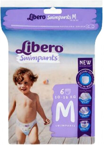 Libero SwimPants Medium - 6 paquets de 6 protections