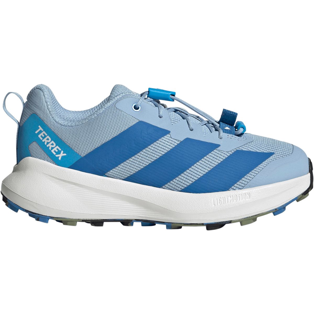 adidas Terrex Agravic Trail Running Shoes Kids Kids Boys AND Girls globlu/rayblu/tengrn (ACDZ) 4 JS0846-ACDZ-540