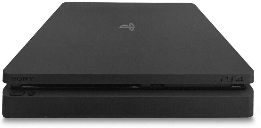 Sony PlayStation 4 Slim (PS4 Slim)   inkl. Spiel   Schwarz   500 GB   2 Controller   Uncharted 4: A Thief's End - Refurbished