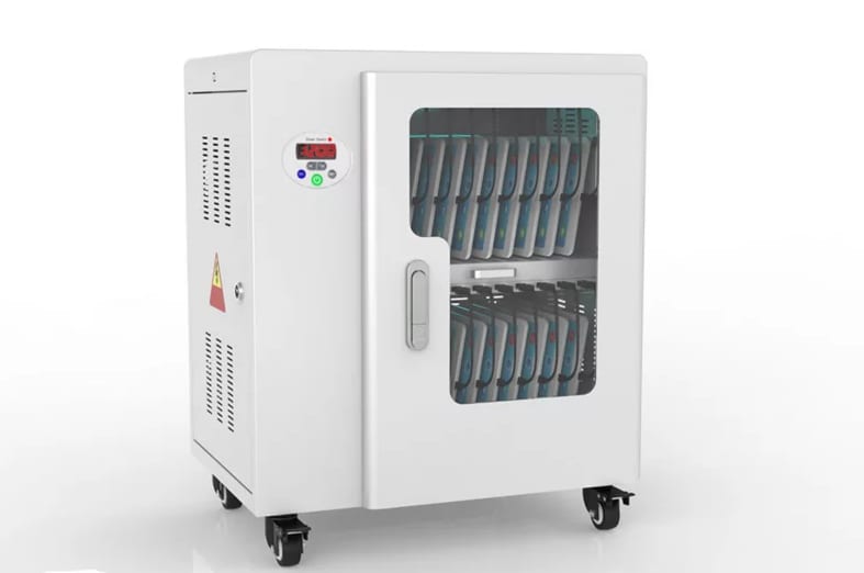 GC Tablet-Ladewagen für bis zu 20 Geräte, UV-Desinfektion, Smart Control, grau