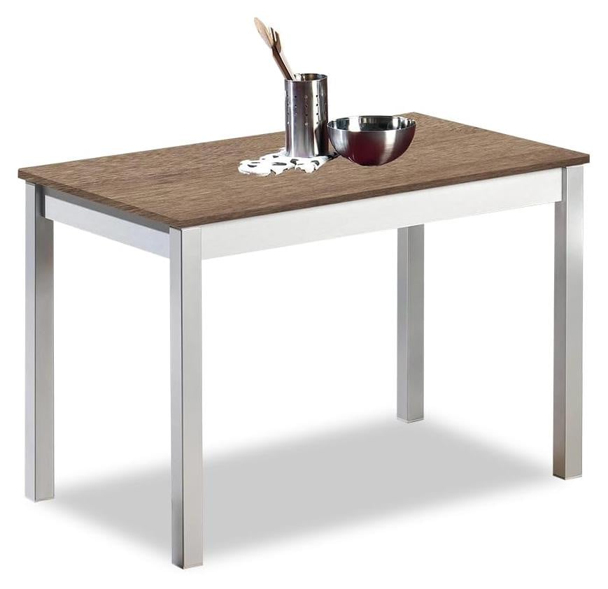 Dripio Keukentafel in Tennessee-stijl met metalen poten, B/D: 90 x 50 cm