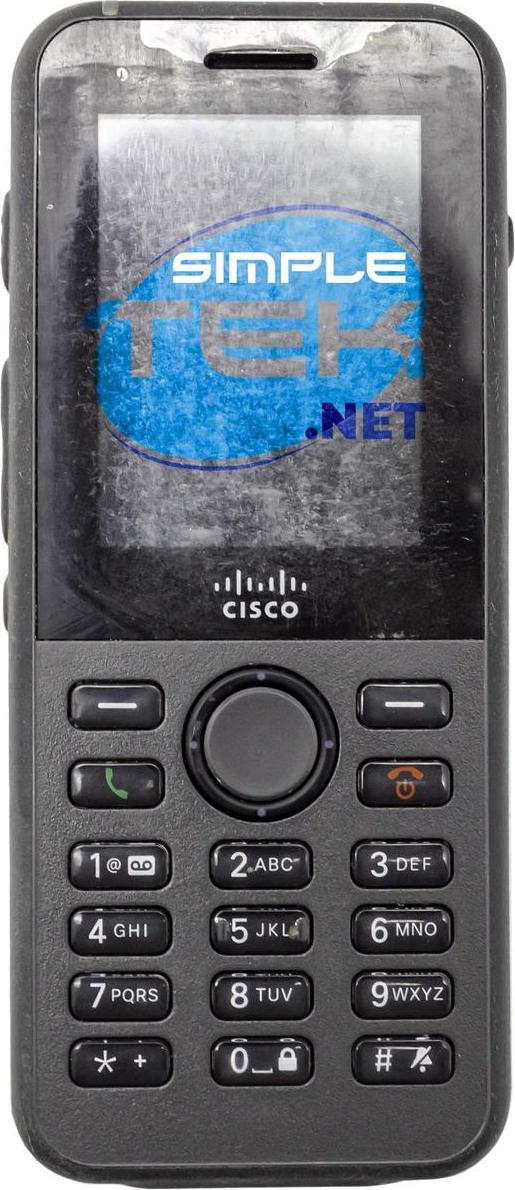 Cisco IP-telefoon 8821 Draadloze handset met Bluetooth-interface en Wi-Fi - SIP - 6 lijnen