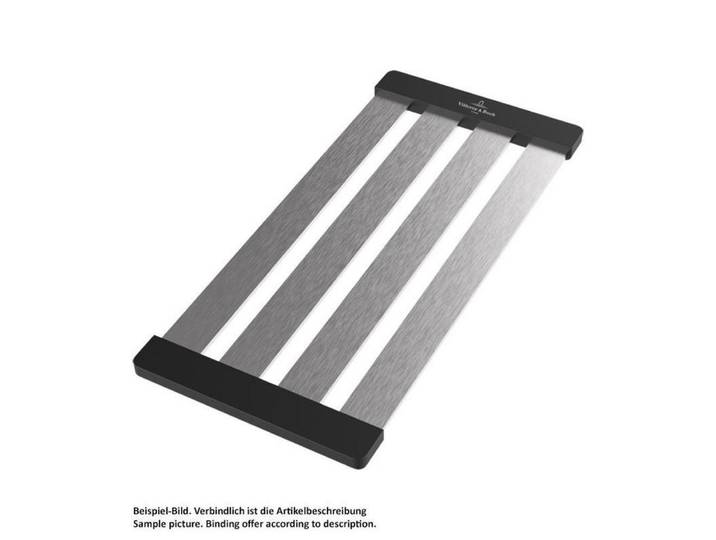 Villeroy & Boch Abtropfmatte faltbares Abtropfgitter Anthracite