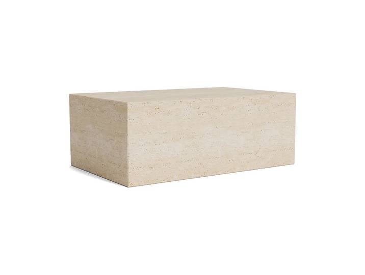 NORR11 Cubism Couchtisch large 80x50 cm Beige