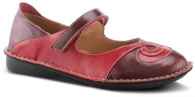 Plus Size Women's Cosmic Flat Shoes by Roaman's in Bordeaux (Size 38 M)