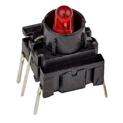 MEC 3FTH980 Multimec 3F Series Schalter 24 V 50 mA tastend Rot (L x B x H) 10 x 10 x 10.40 mm IP67 1 St.