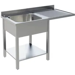 KBS Gastrotechnik Spülcenter B 120cm -1 Becken links