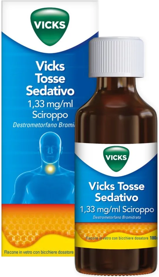 PROCTER & GAMBLE SRL VICKS Tosse Sedativo Sciroppo Aroma Miele, 180 ml