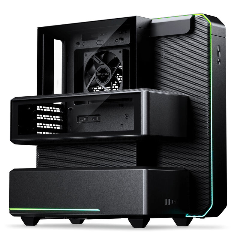 Phanteks EX5 PC-Gehäuse, Midi-Tower, ATX, Direct Cooling - schwarz