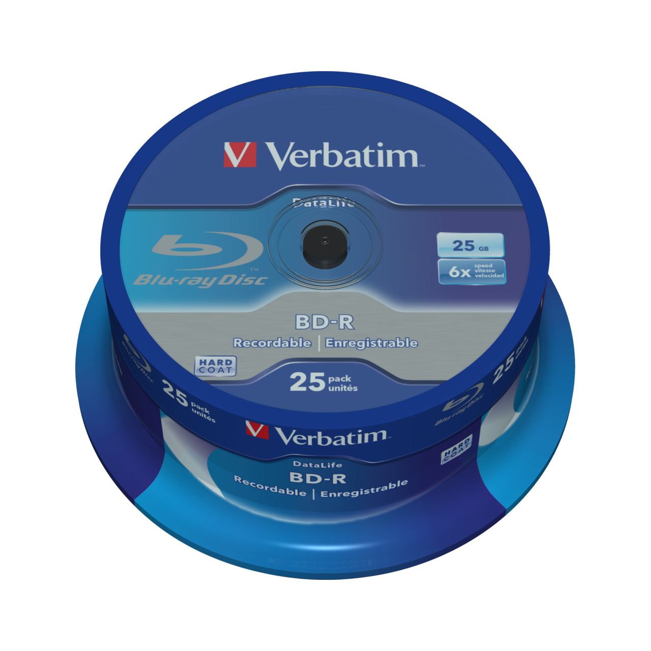 Verbatim BD-R 25GB/1-6x Cakebox 25-Stück