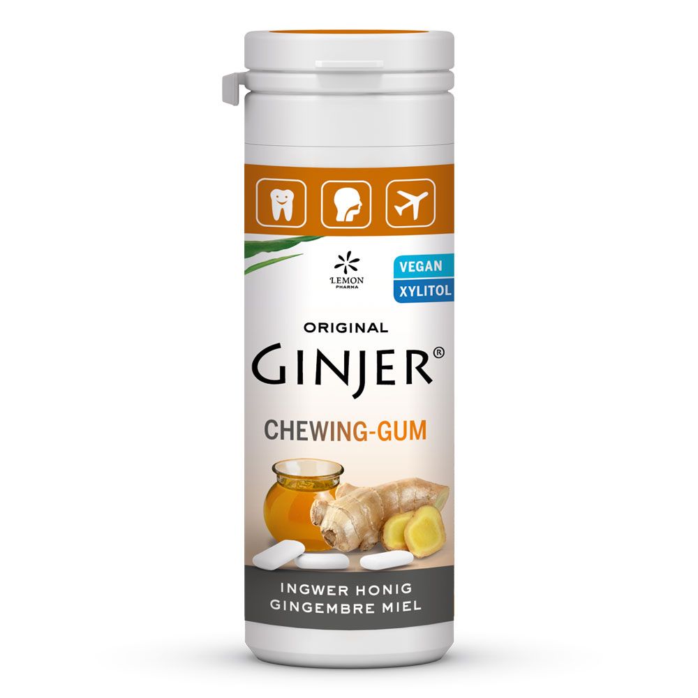 Ingwer Ginjer Kaugummi Honig 30 g