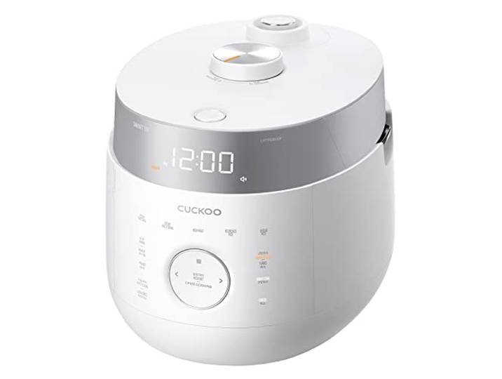 CUCKOO Reiskocher 1.08l CRP-LHTR0609F Induktions-Druck, Weiß, 6 Tassen