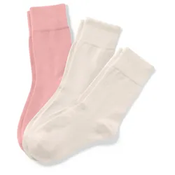 Tchibo - 3 Paar Socken - Damen - Gr. 39-42 - rosa