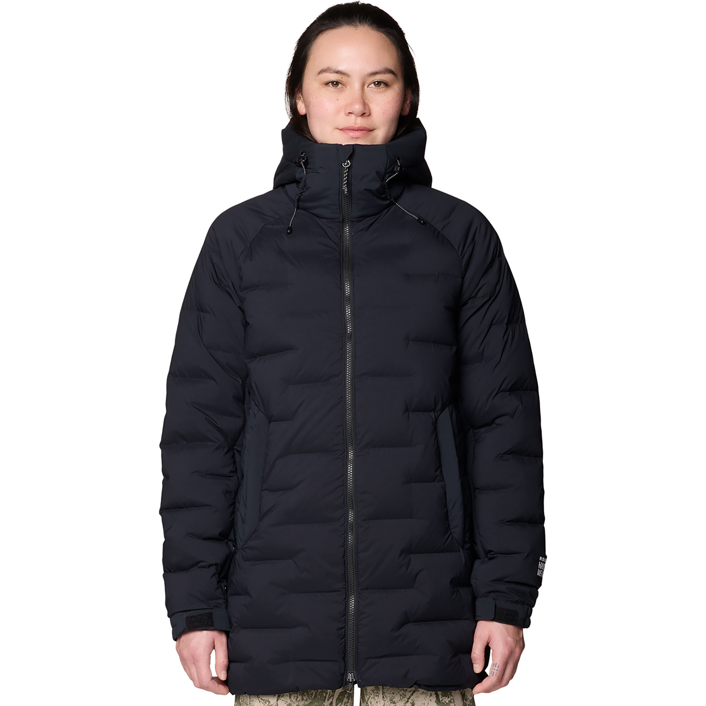 Mountain Hardwear Stretchdown Parka Damen Winterjacke schwarz Größe M Trekking Elastisch Daune