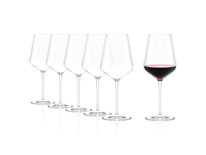Stölzle Lausitz Starlight Bordeauxgläser Rotweingläser 660 ml, 6er-Set