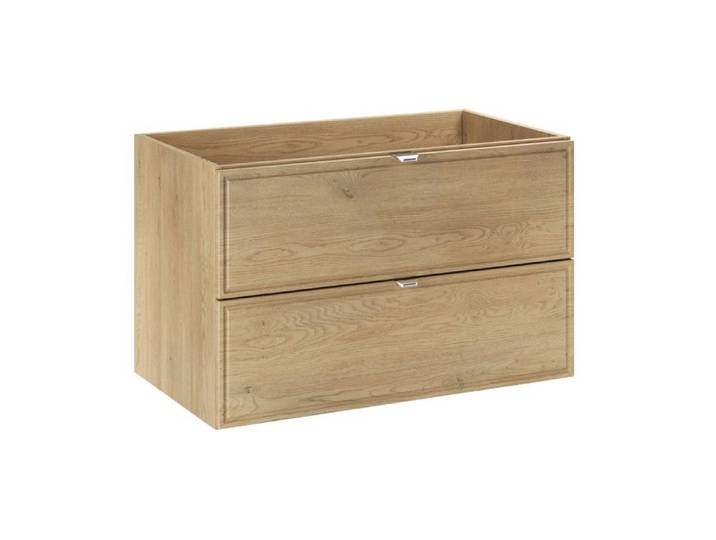 Meuble sous lavabo suspendu TERRA CREMONA chêne cremona 80 cm
