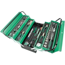 Mannesmann, Werkzeugkoffer, Werkzeugset Metallwerkzeugkasten 88 tlg. (88 Teile)