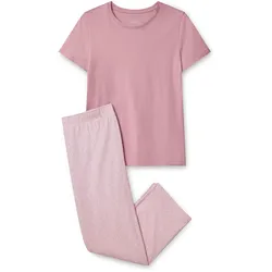 Tchibo - Pyjama-Set - Damen - Gr. L - rosa/print