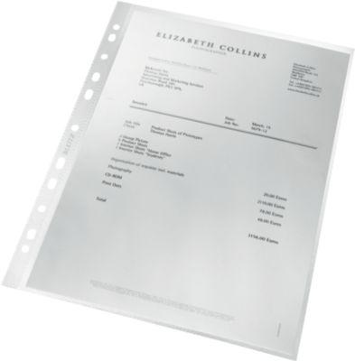 Prospekthülle re:cycle, DIN A4, 0,1 mm stark, recycelter PP-Folie, 100 Stück