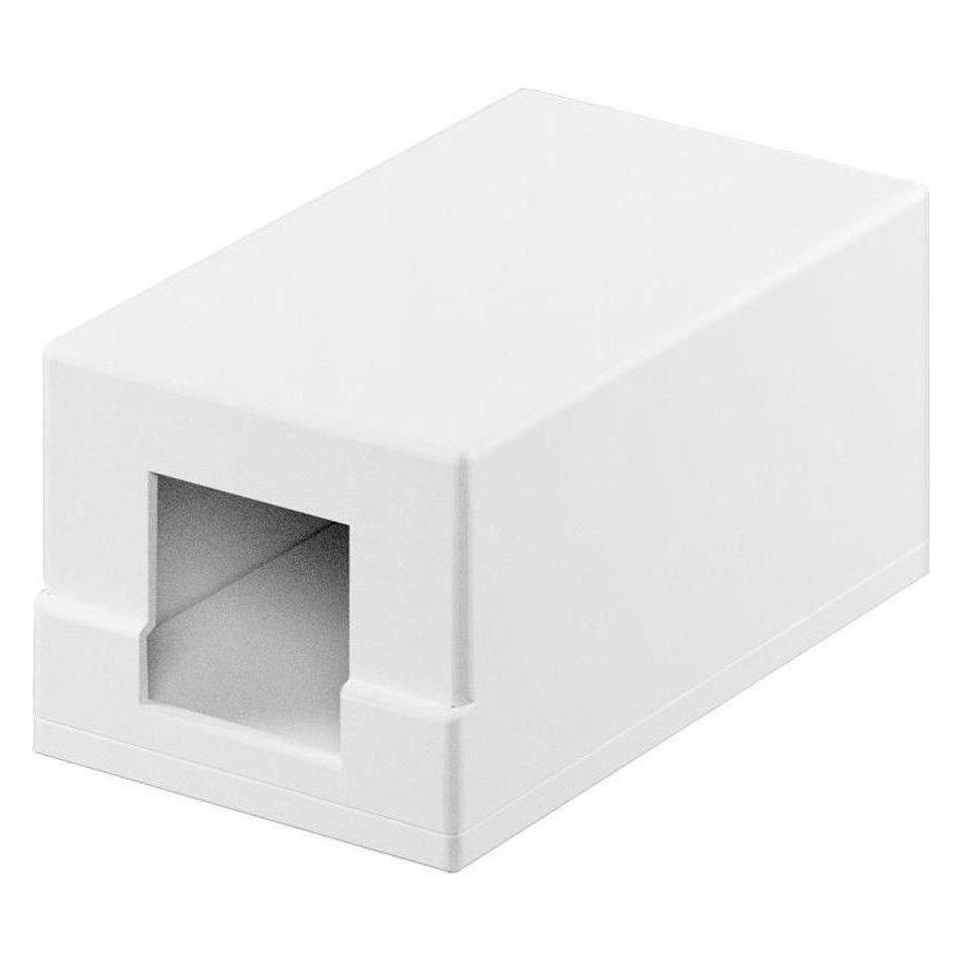 Varia KeyStone Leergehuse 1-port, Snap-In Montage, wei (Gehäuse) (8066-KS53)