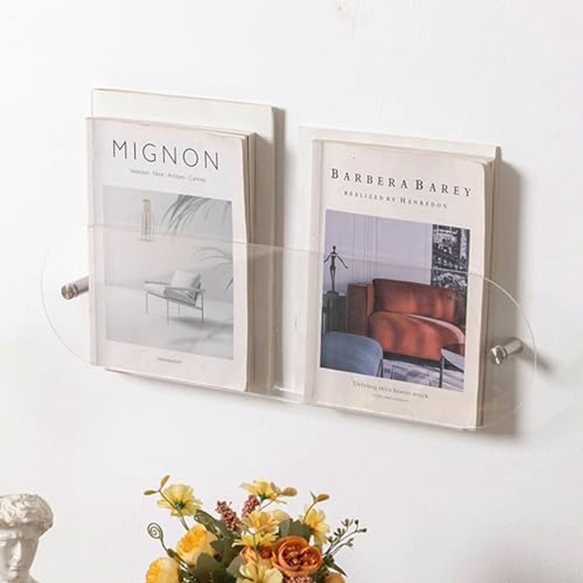 Transparante Acryl Brochurehouder voor A4 Literatuur Display Stand