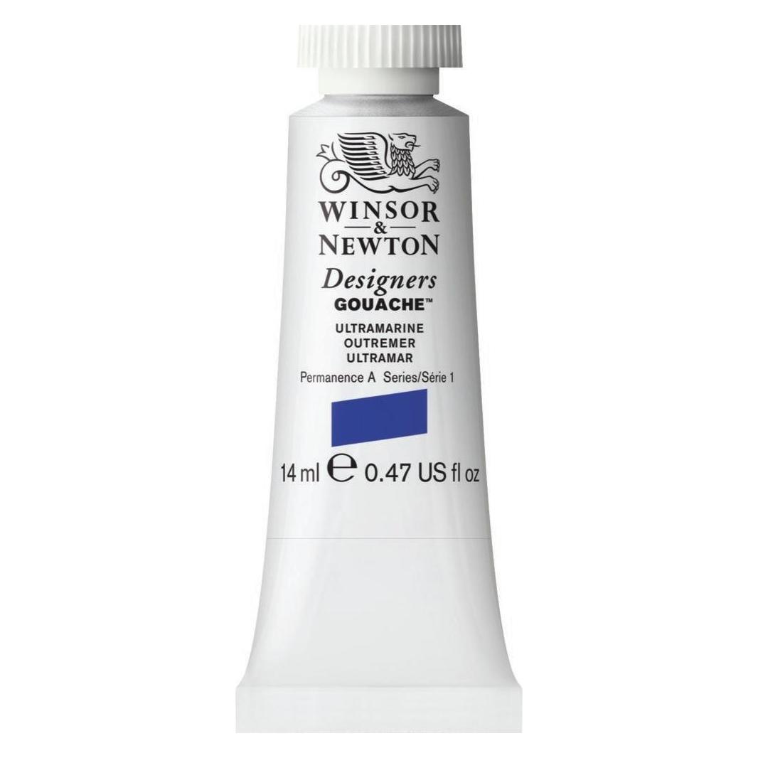 Winsor & Newton Designers Gouache 14ml Ultramarine 660 (14 ml) (0605660)