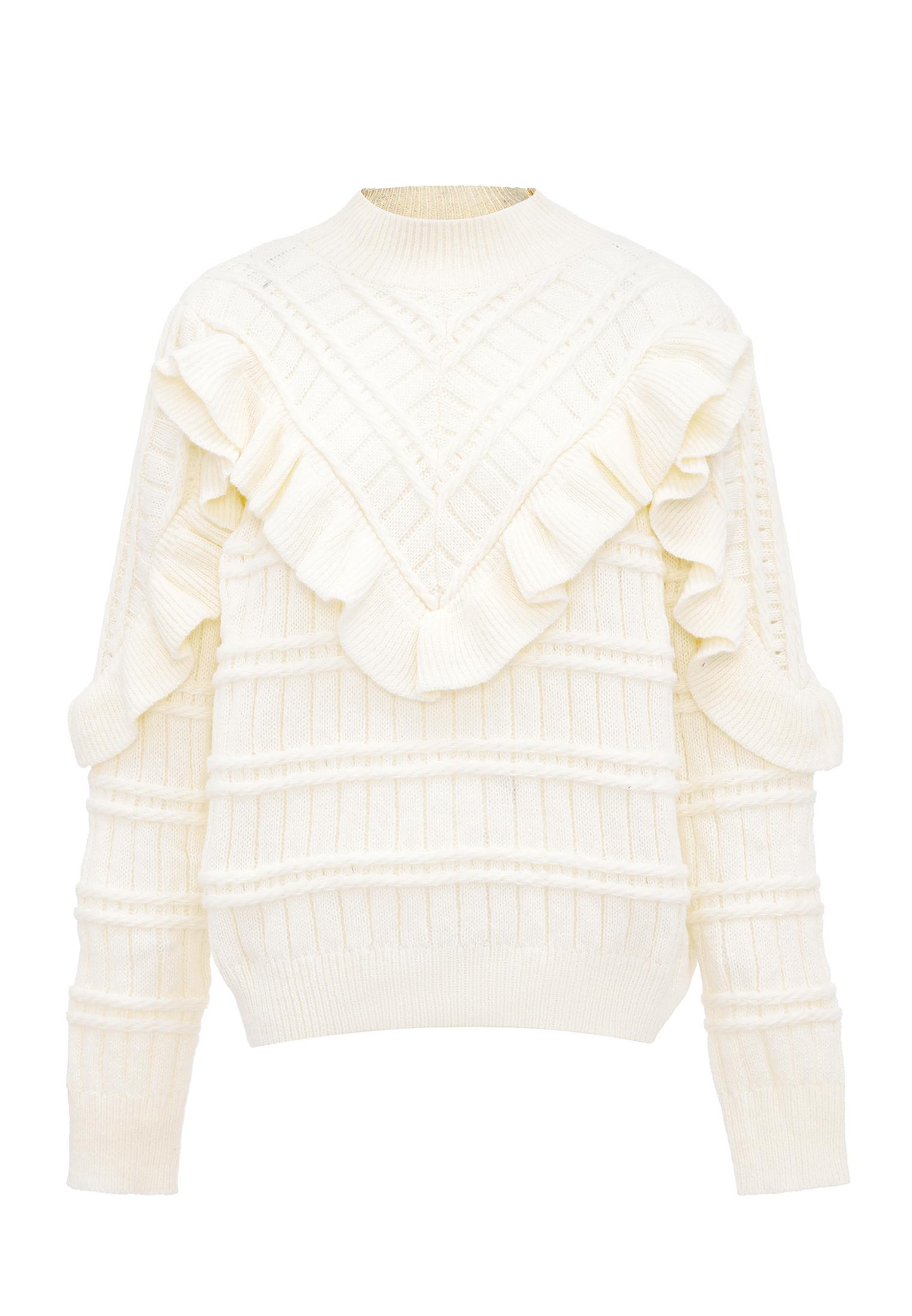 Faina Jumper Dames wolwit