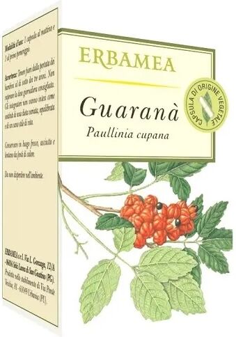 ERBAMEA Srl Erbamea Guarana 50 Capsule - Integratore Energizzante Naturale
