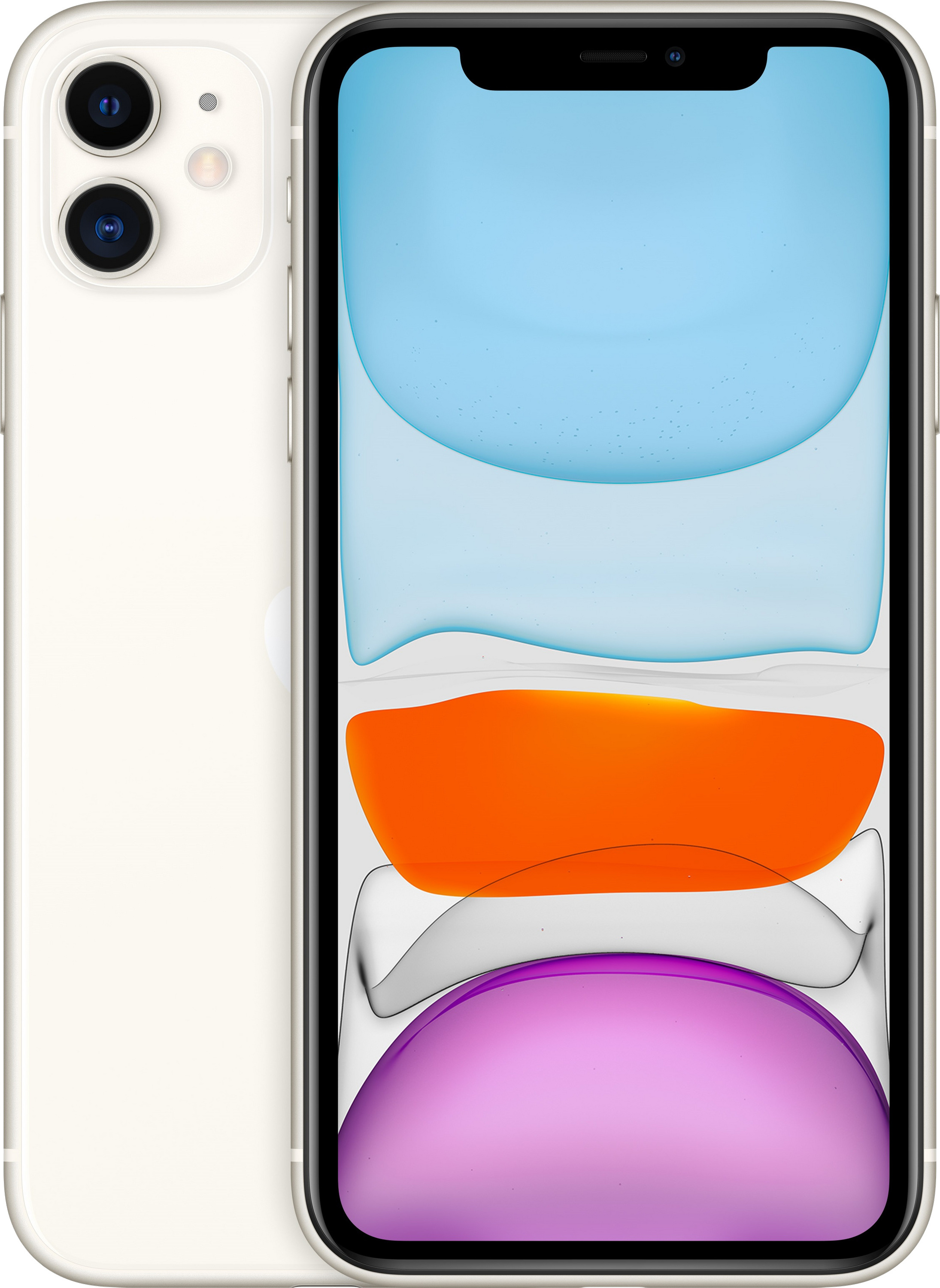 Apple iPhone 11, 15,5 cm (6.1 Zoll), 128 GB, 12 MP, iOS 13, Farbe: Weiß