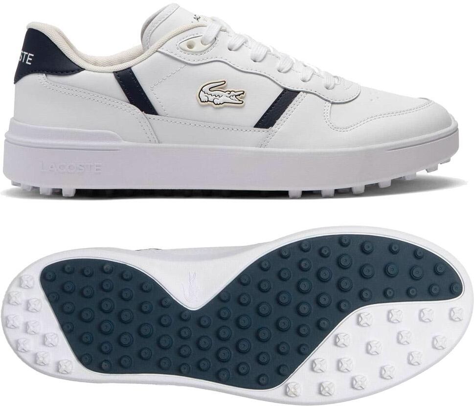 Lacoste  - T-Clip Golf White Navy - 10 - Chaussures sans crampons