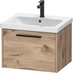 Duravit D-Code Waschtischunterschrank DC46650BD550000 Griff Diamantschwarz, Eiche Marmor, Wandhängend, 584x400x460 mm