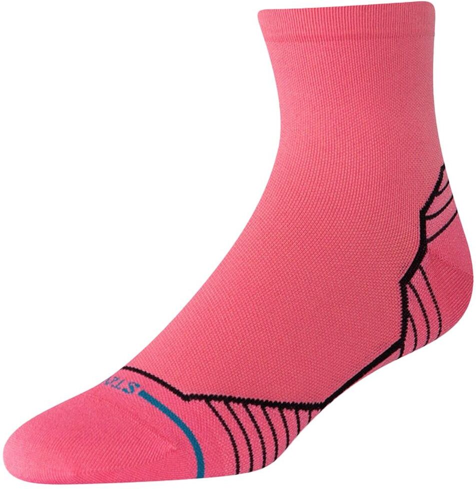 Stance  - Perf Run Womens Quarter Ultralight Cushion Sock Variegated Pink - S - Chaussettes de trail