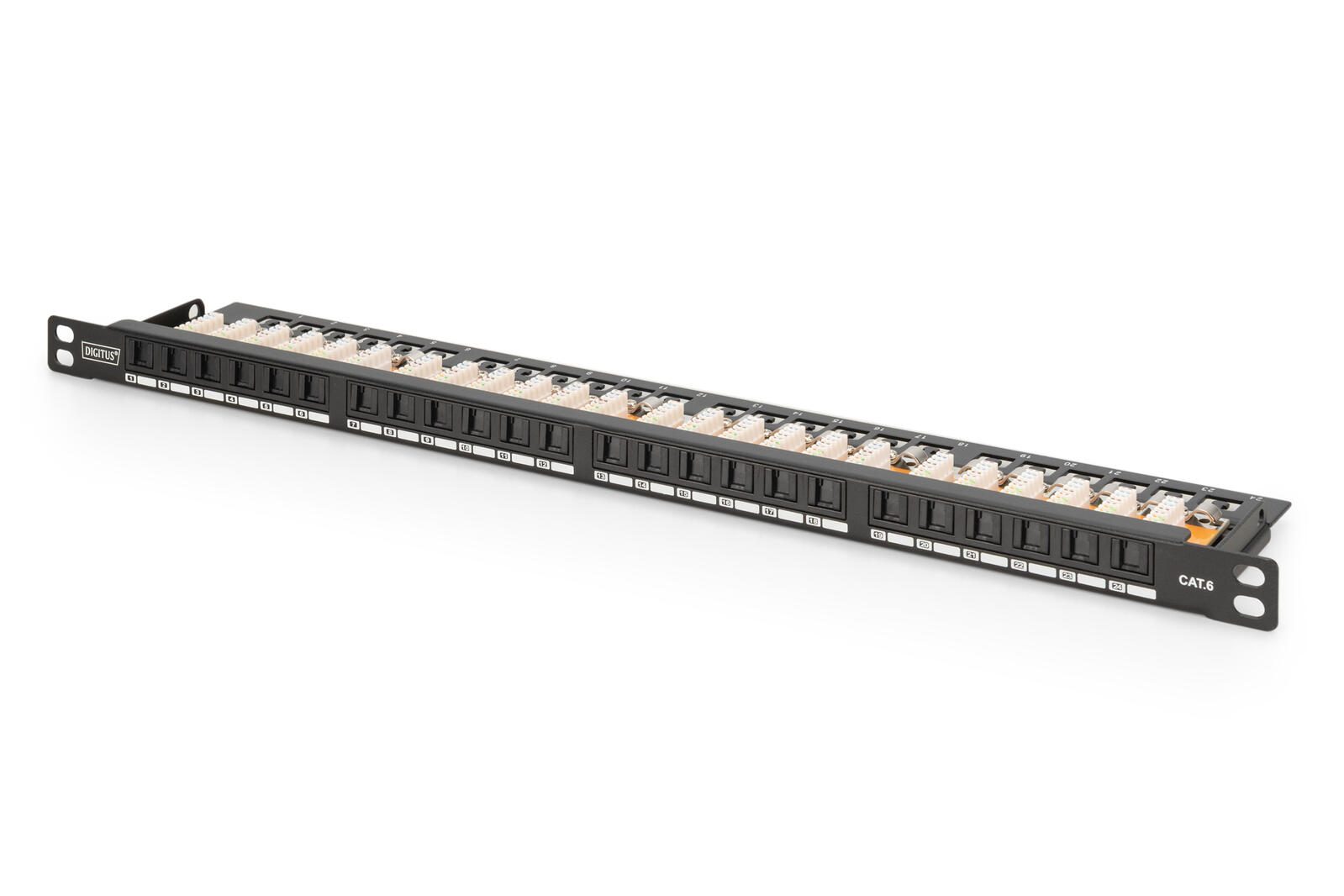 Digitus CAT 6, Klasse E High Density Patch Panel, ungeschirmt DN-91624U-SL-SH