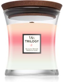 Woodwick Trilogy Blooming Orchard vela perfumada 275 g. Trilogy Blooming Orchard