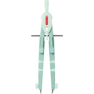 Brunnen Zirkel Peak 4 Colour Code mint, 2-teilig, Schnellverstellzirkel, türkis