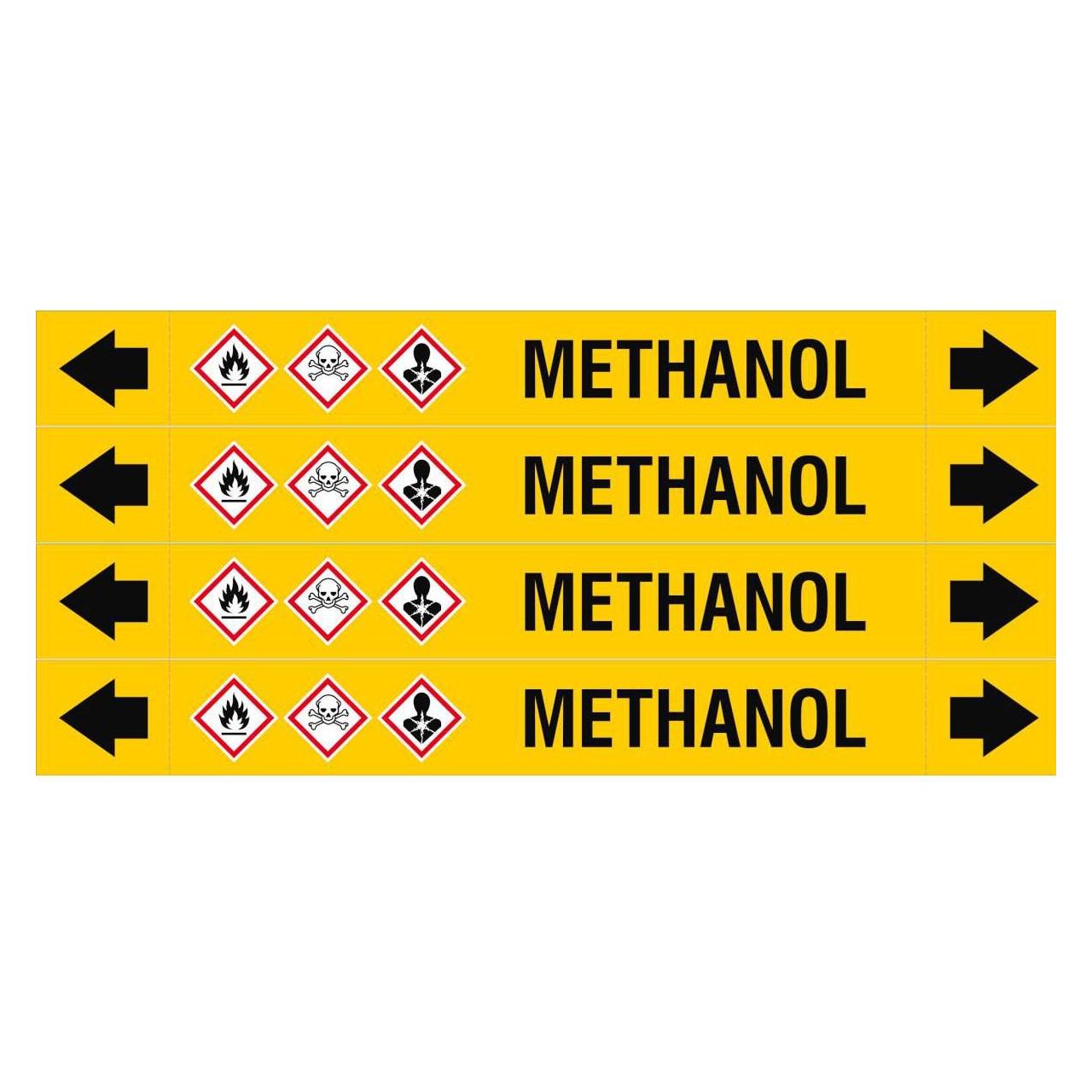 Brady ASME - Rohrmarkierer - Methanol (ASMEPM-26X230MM-METHANOL)