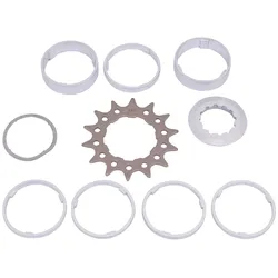 Point Steck-Zahnkranz-Set 14 Zähne silber
