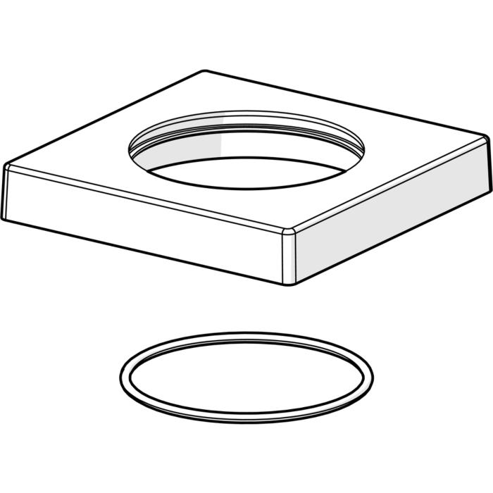 Hansa Rosette 75 x 75 mm komplett zu Einzel 59914214 l?sung