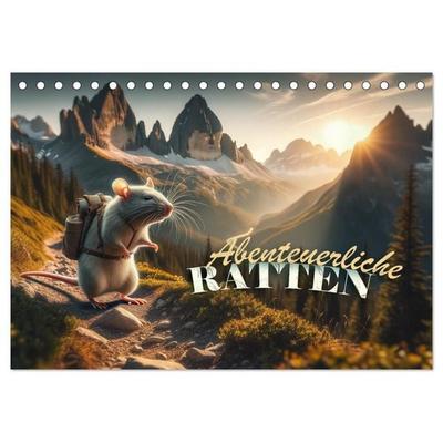 Abenteuerliche Ratten (Tischkalender 2027 DIN A5 quer), CALVENDO Monatskalender