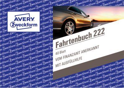 AVERY® Zweckform 222-1 Fahrtenbuch, A6 Querformat, 56 Blatt, 1 Stück