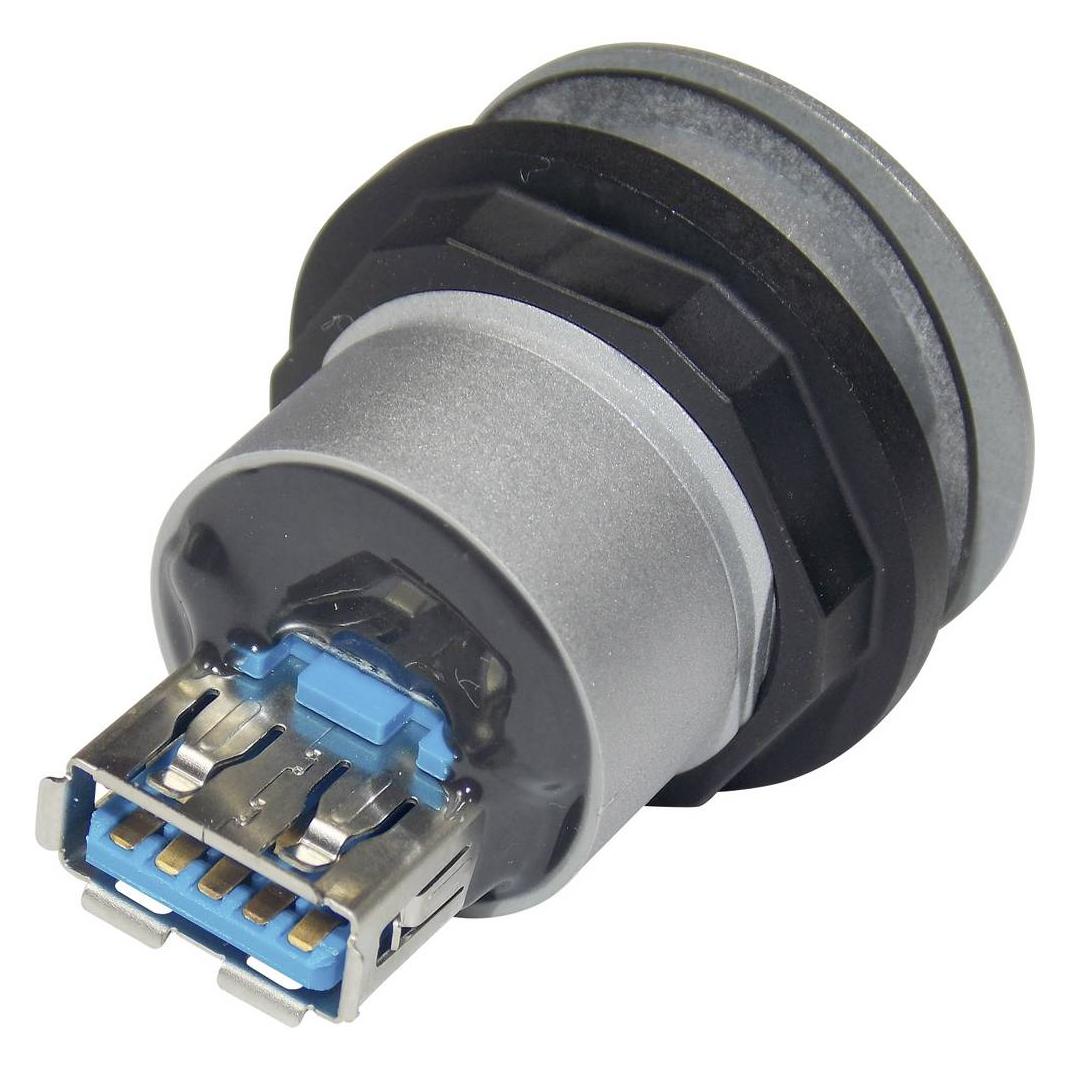 Schlegel USB-Einbaubuchse 3.0 Buchse, Einbau RRJ USB3 AA RRJ USB3 AA Inhalt: 1 (RRJ_USB3_AA)